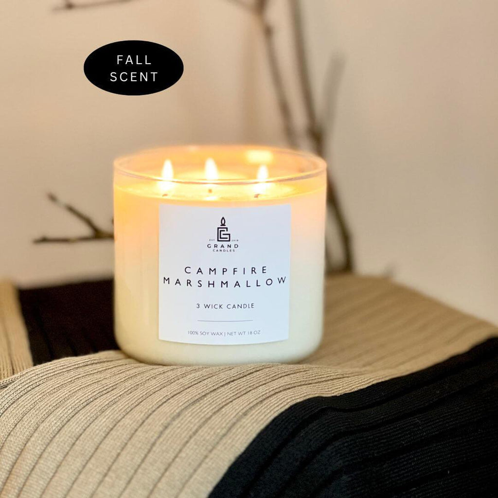 Campfire Marshmallow Candle