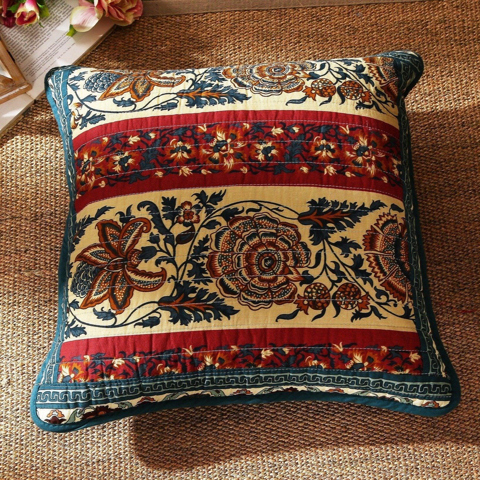 DaDa Bedding Set of Two Dark Elegance Bohemian Cushion Covers - 2 PCS - 18" (JHW-550)