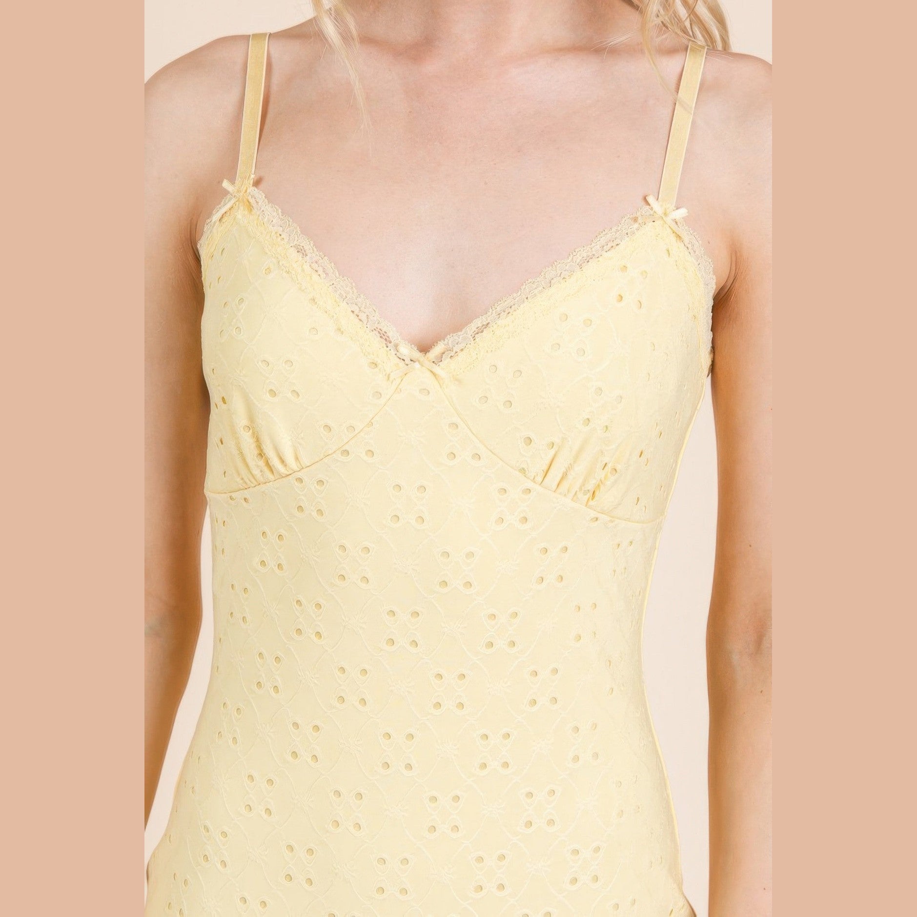 VacationGrabs Cute Vacation Mini Dress in Yellow