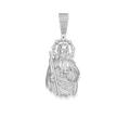 St. Judas Moissanite Pendant 925 Sterling Silver