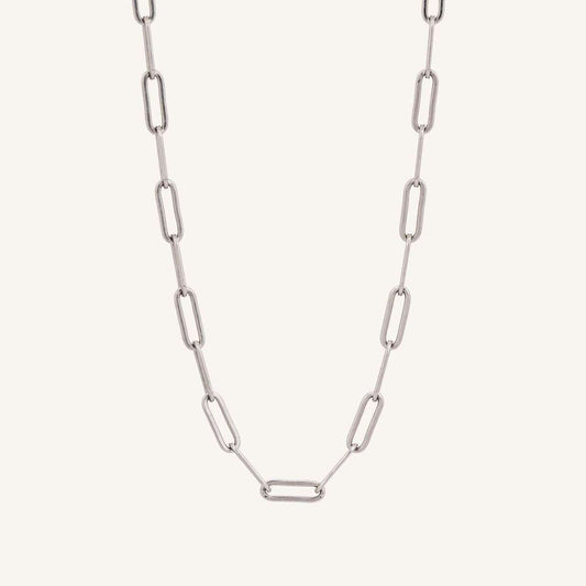 Paperclip Chain 925 Sterling Silver