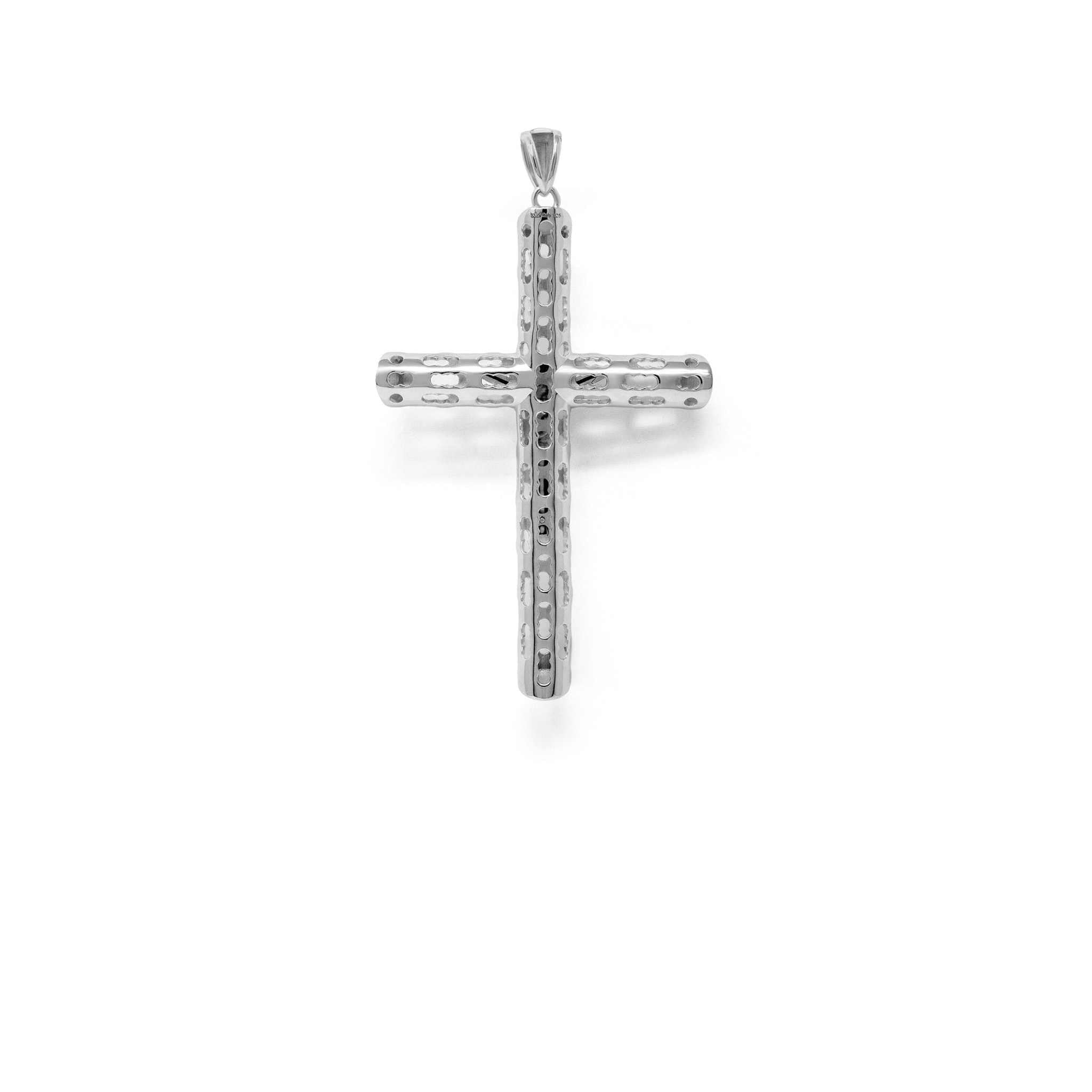 Jesus Crucufix Cross Pendant - Two Tone