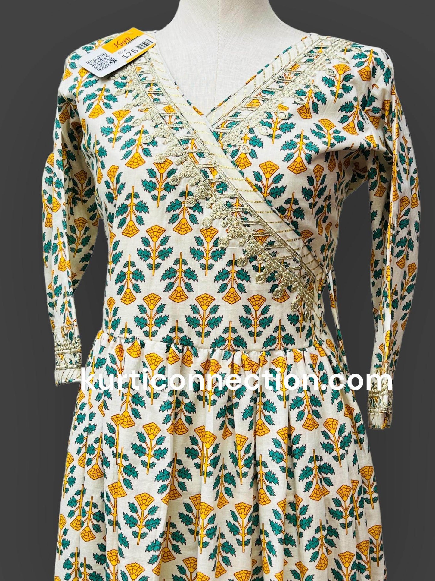 Jaipur cotton Kurti dupatta set