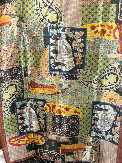 Kalamkari print dupatta