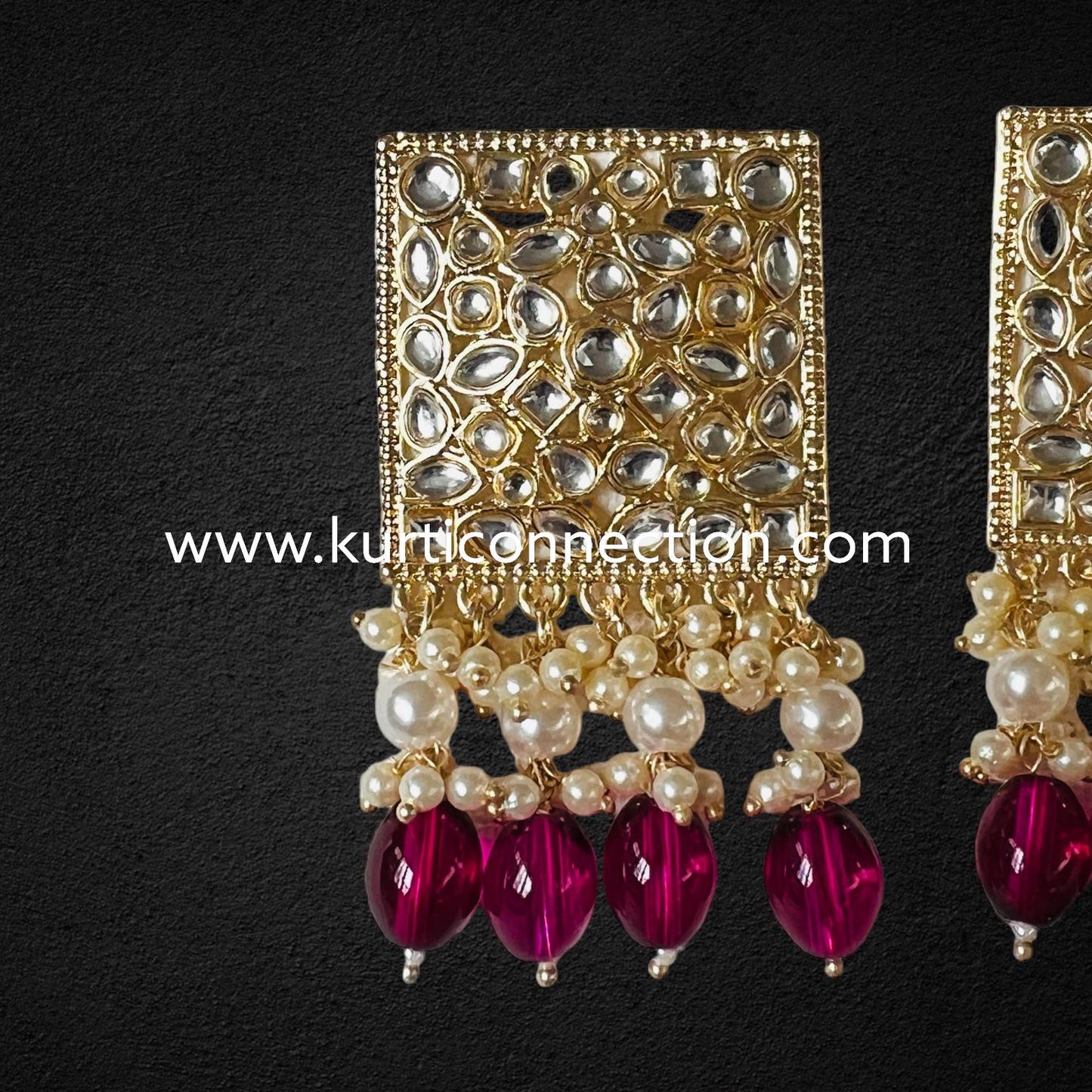 Kundan earrings