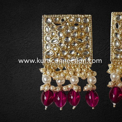 Kundan earrings
