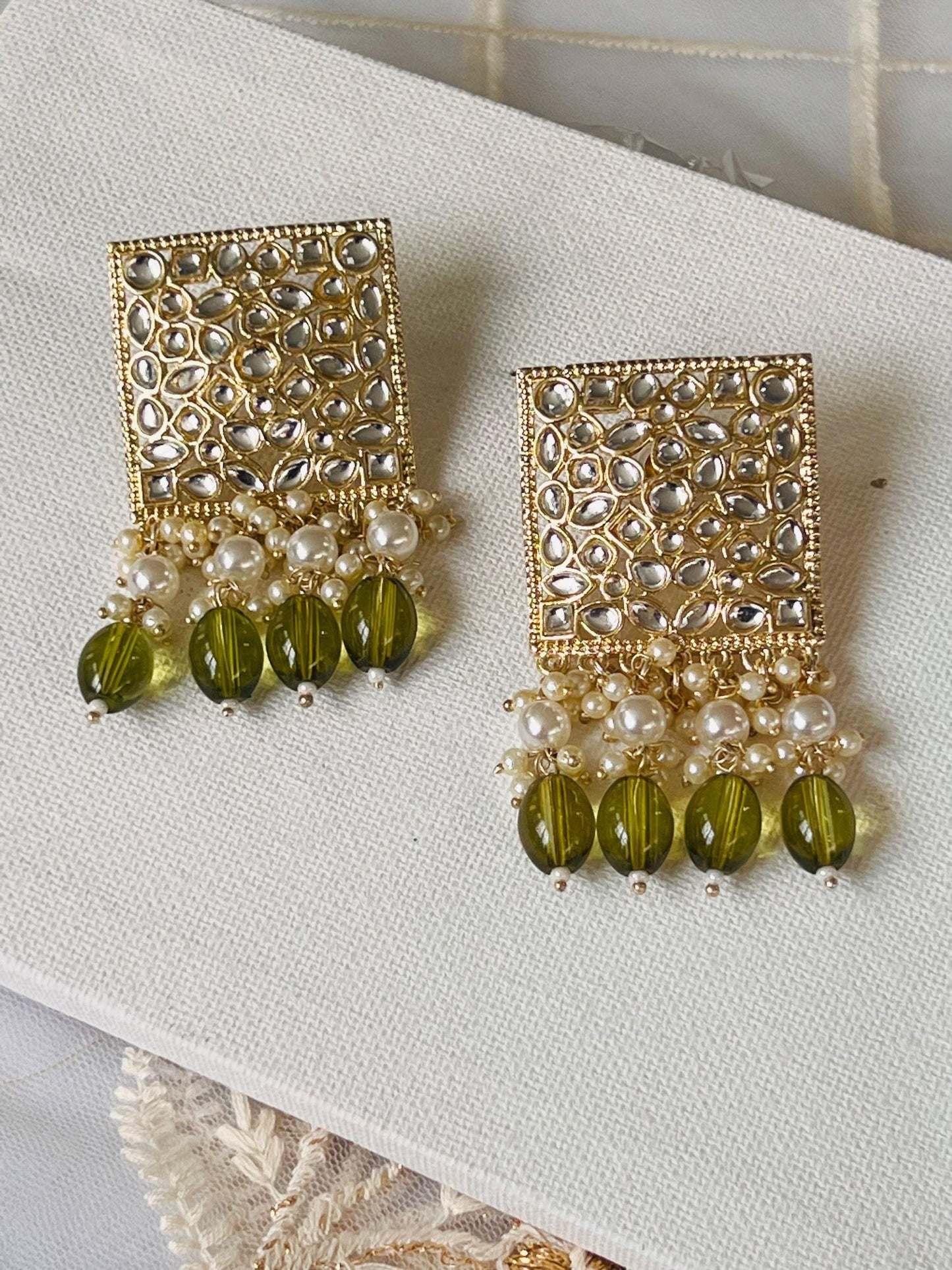 Kundan earrings