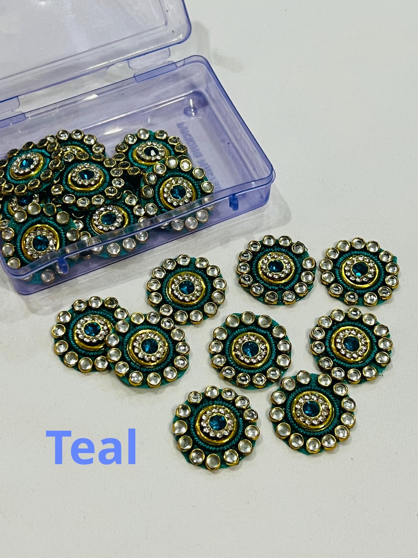 Kundan patches for dresses, sewing supplies , decorative patches