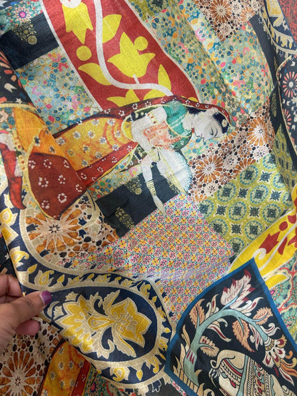 Kalamkari print dupatta