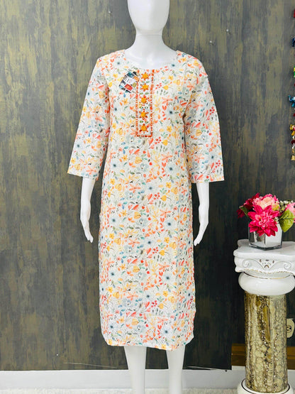 Hakoba cotton kurti