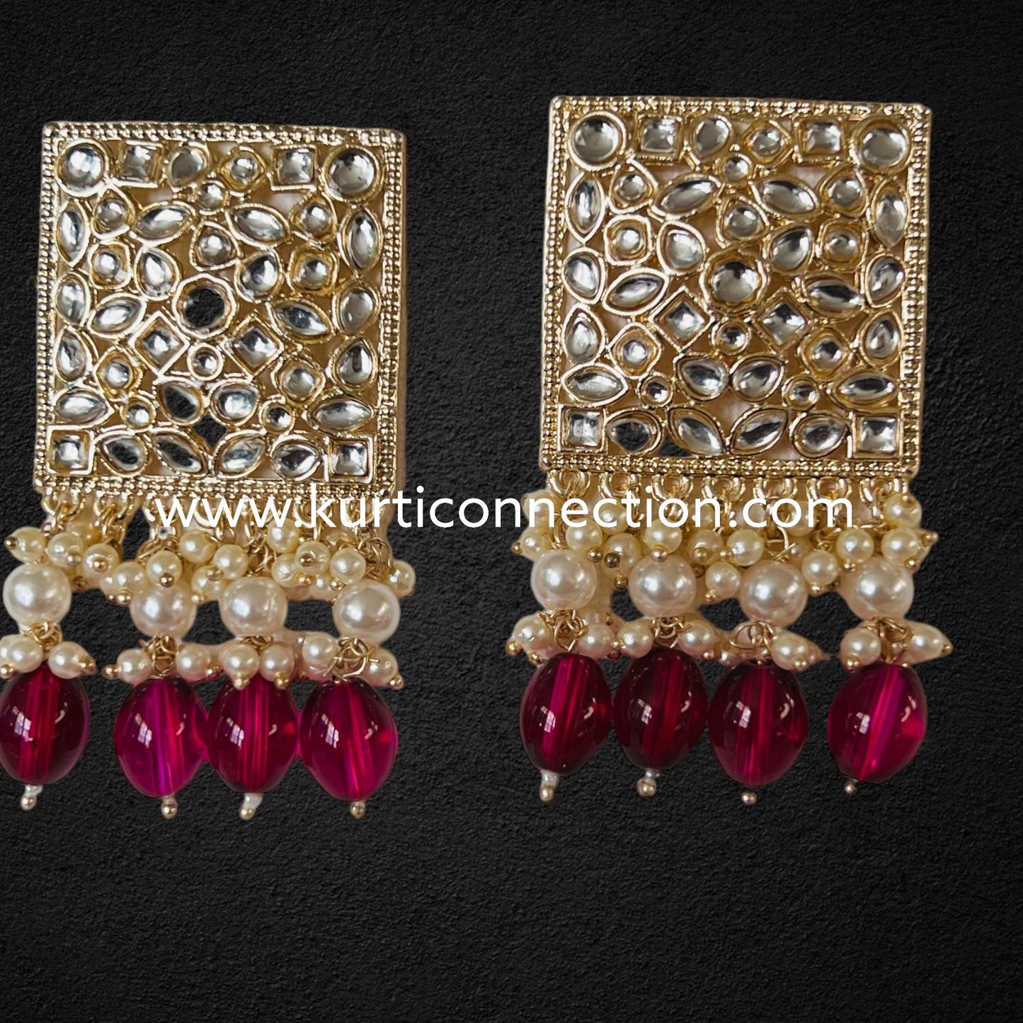 Kundan earrings