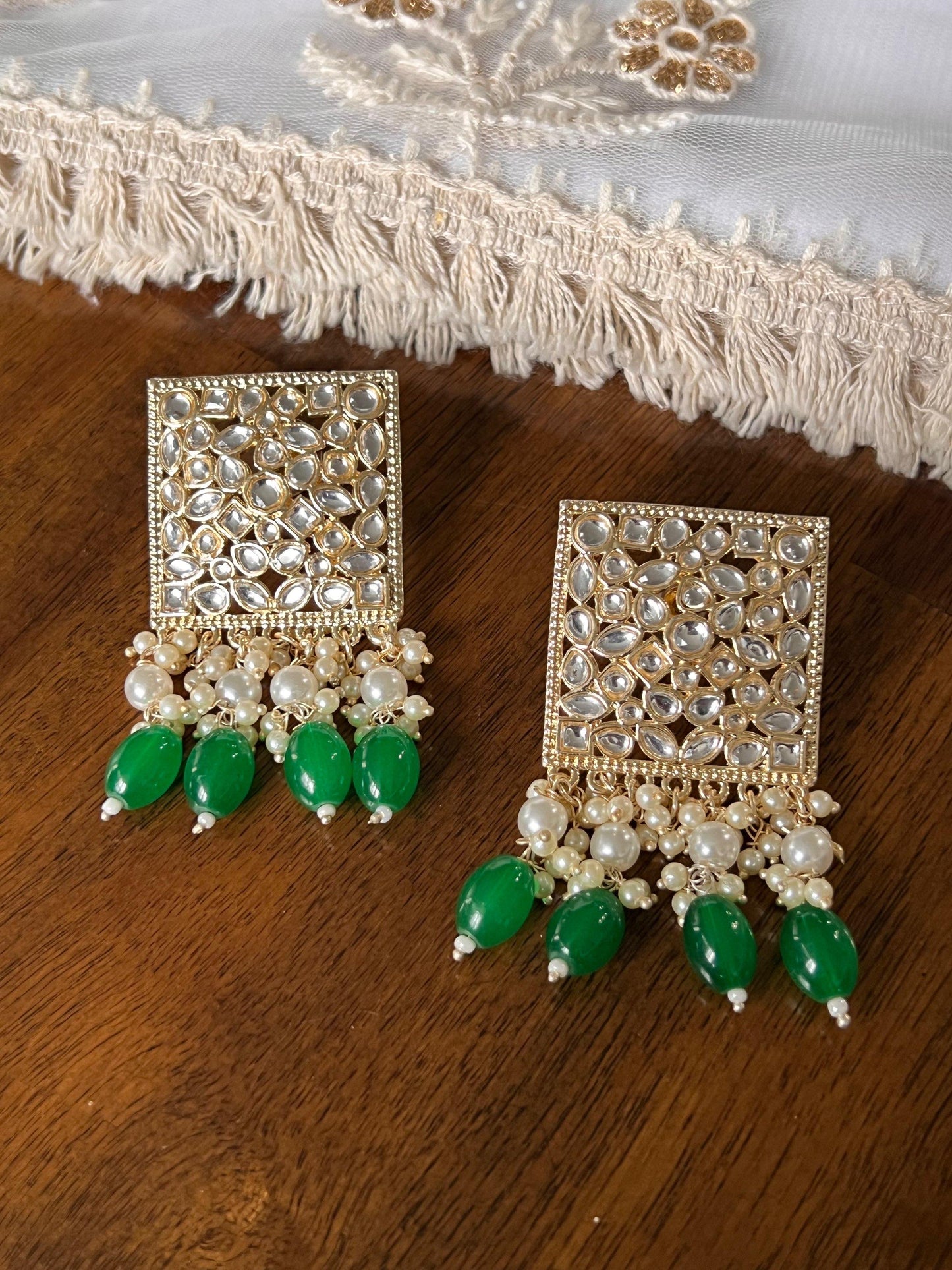 Kundan earrings