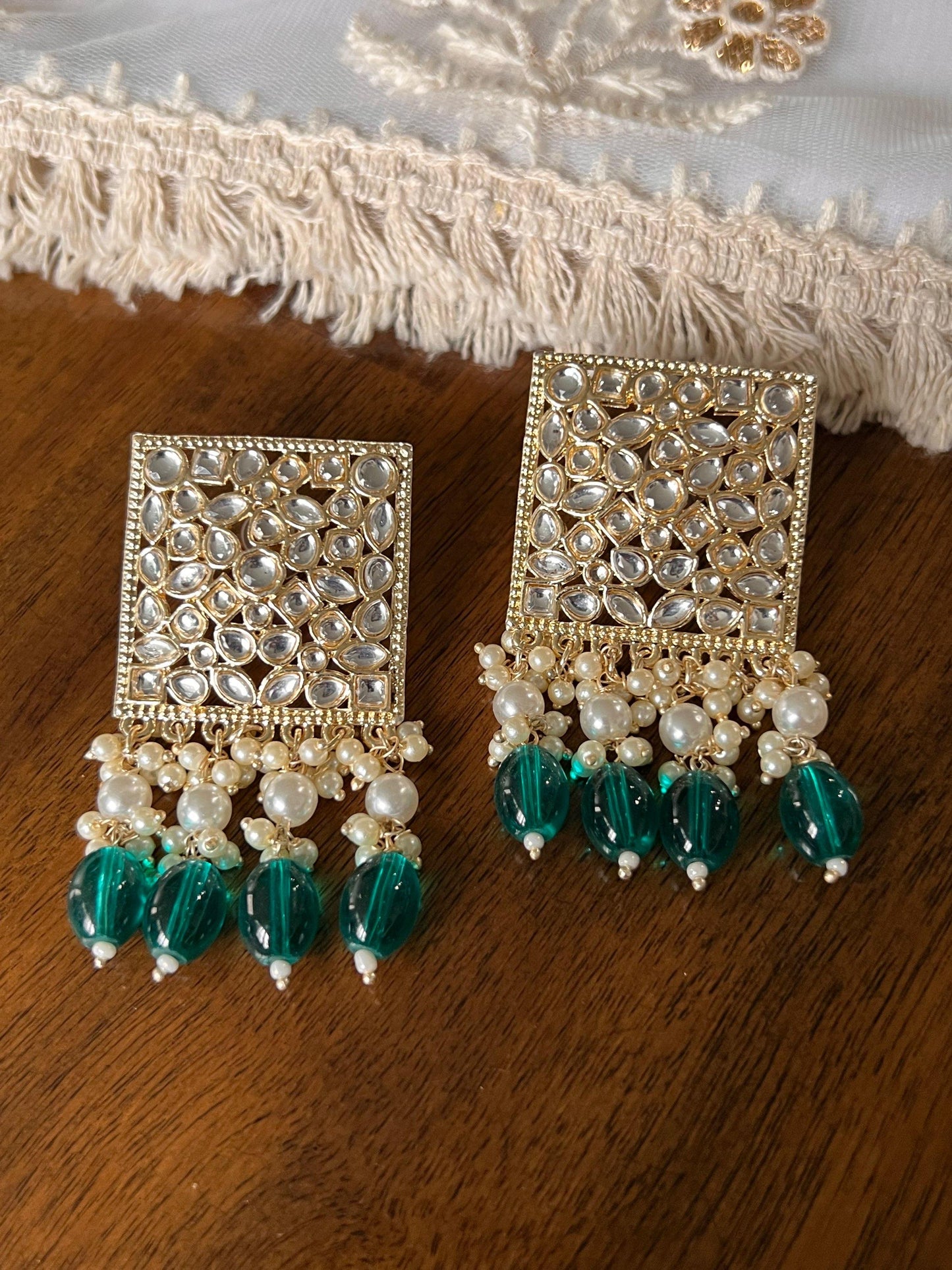 Kundan earrings