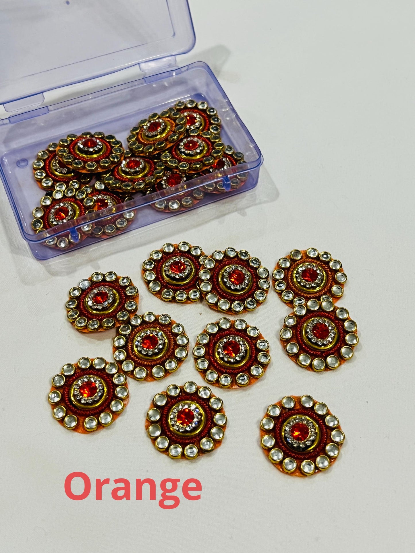 Kundan patches for dresses, sewing supplies , decorative patches