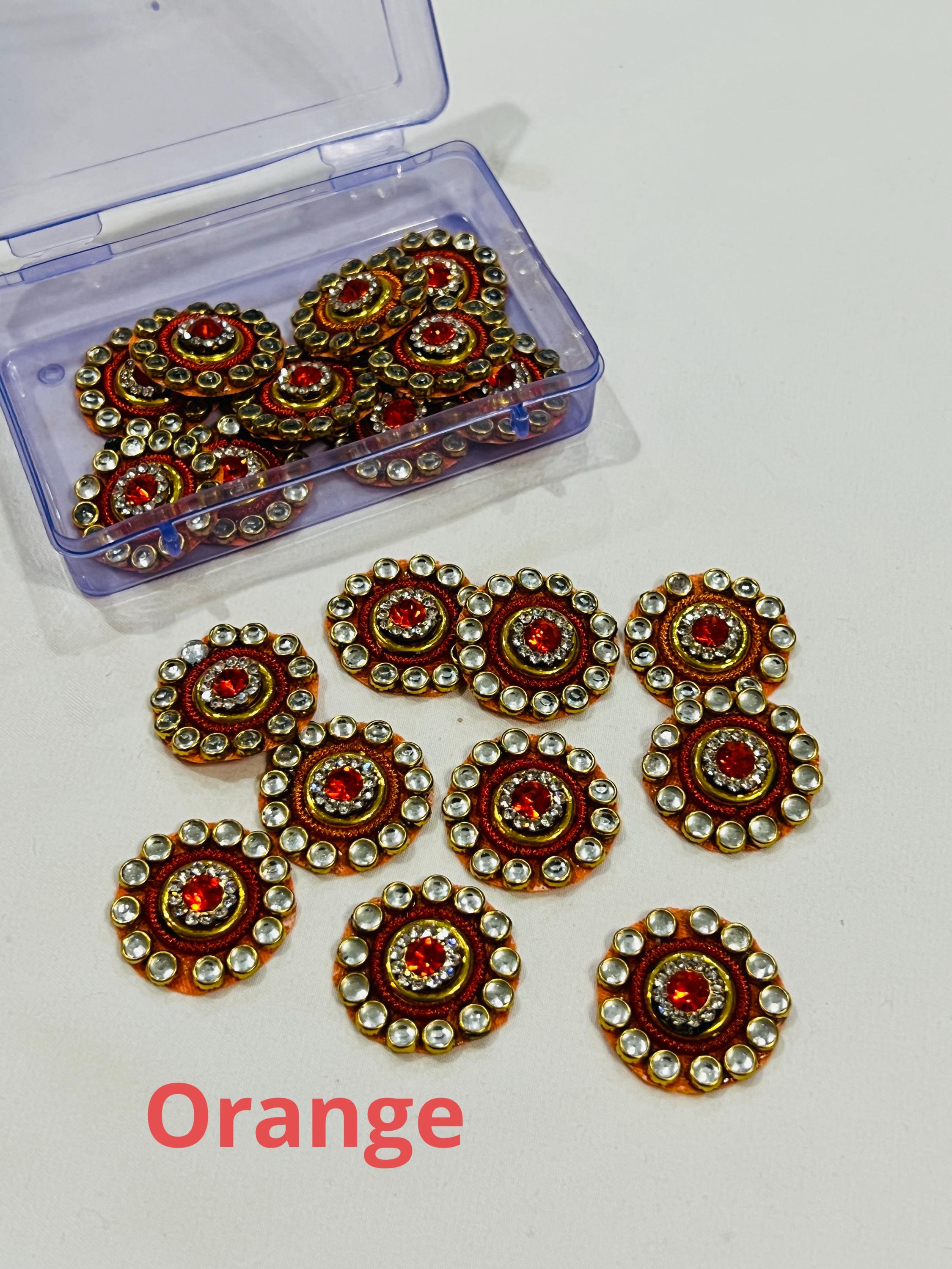 Kundan patches for dresses, sewing supplies , decorative patches