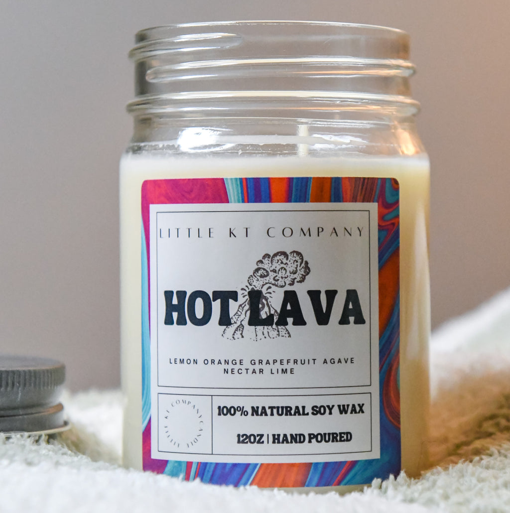 Hot Lava Candle – Best-Selling Citrus Agave Scent