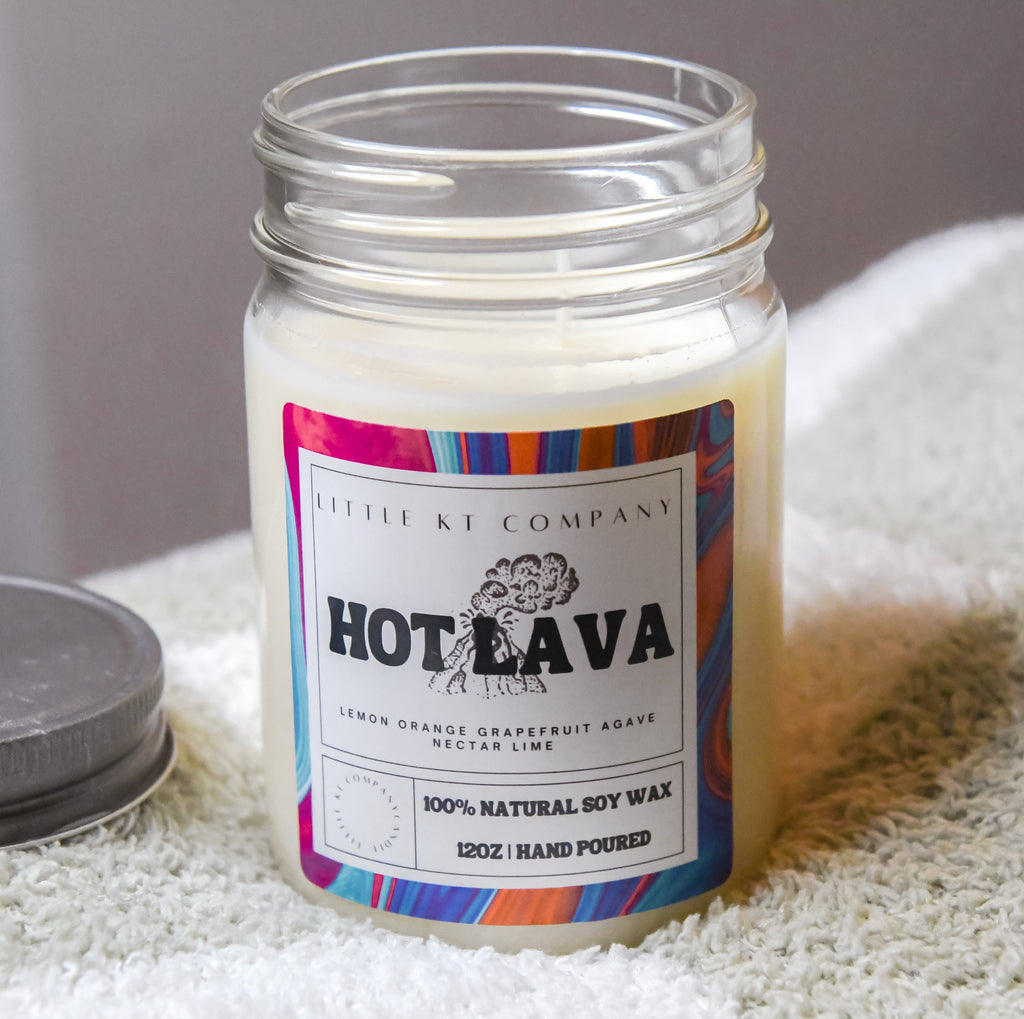 Hot Lava Candle – Best-Selling Citrus Agave Scent
