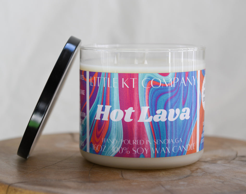 Hot Lava Candle – Best-Selling Citrus Agave Scent