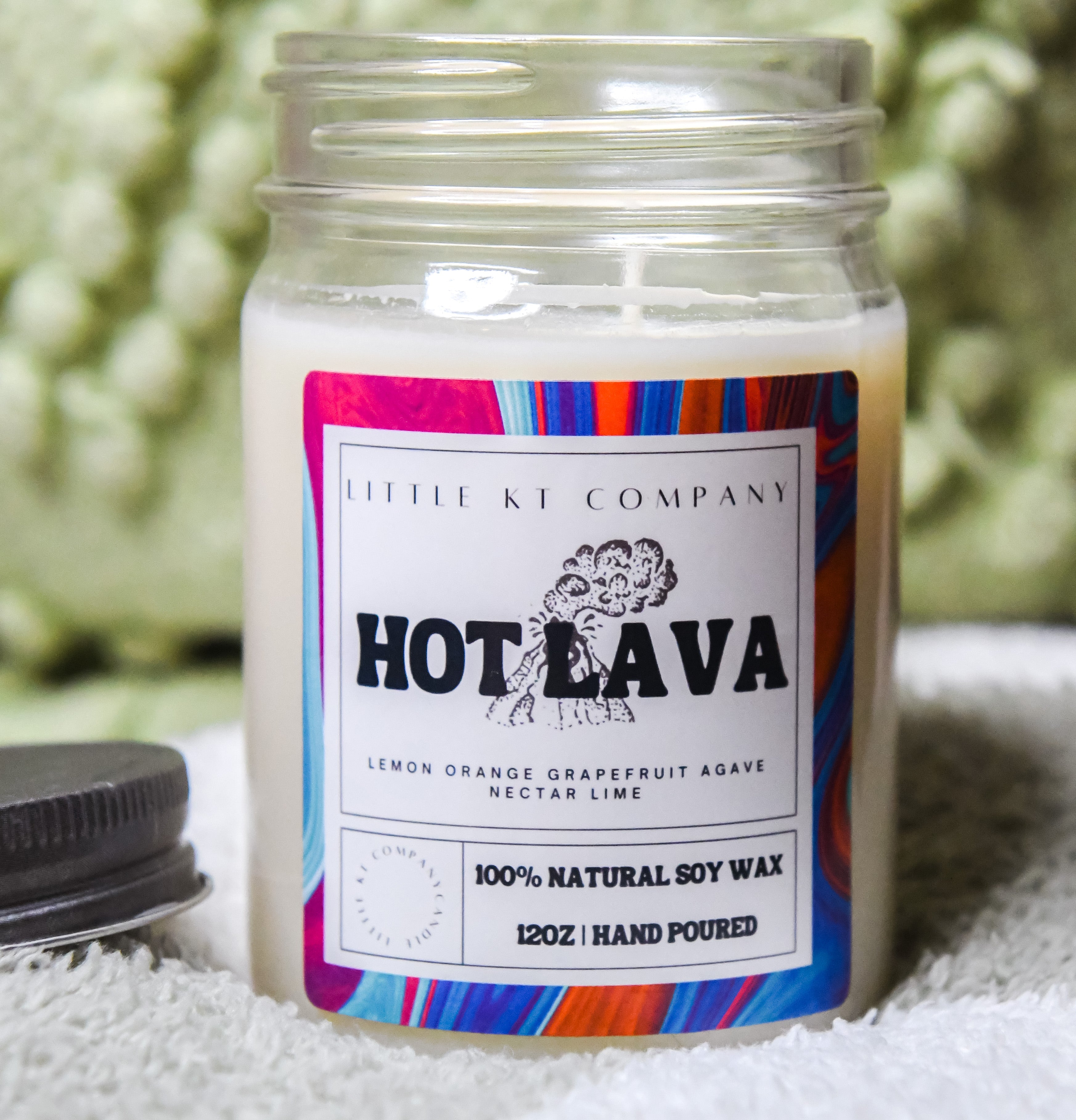 Hot Lava Candle – Best-Selling Citrus Agave Scent