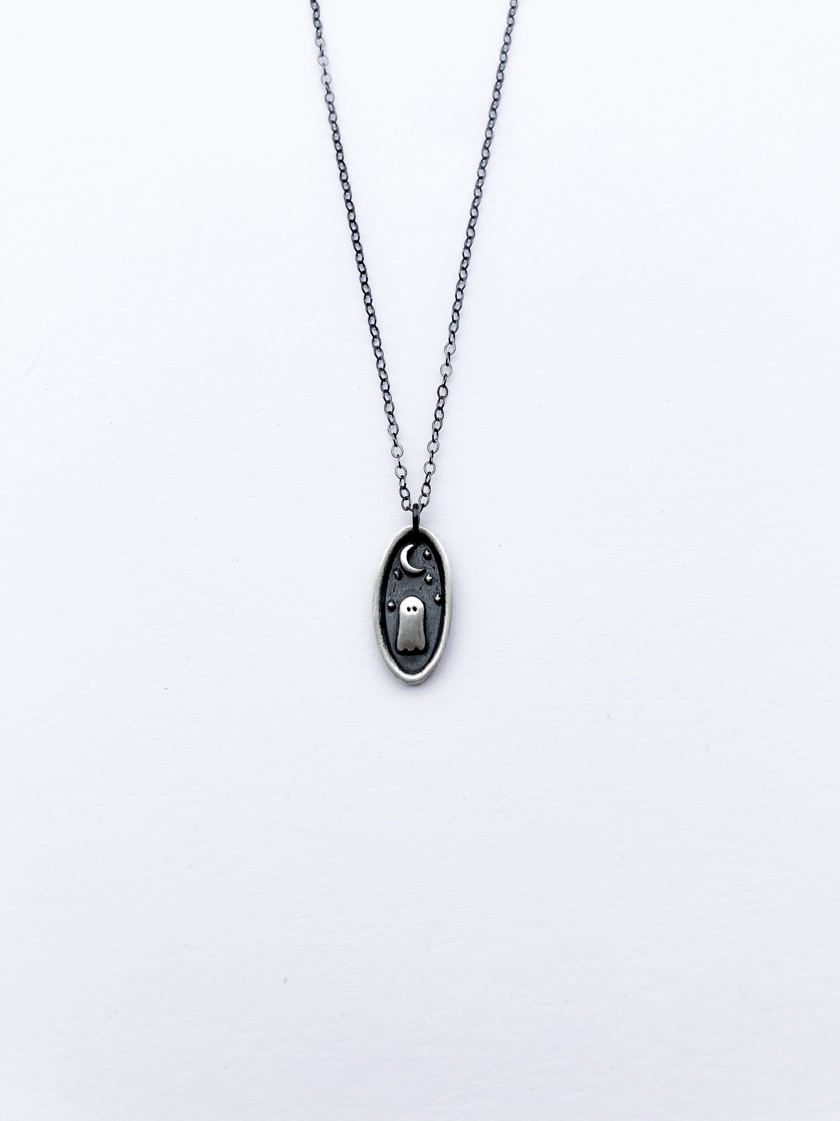 Spooky Ghost Necklace