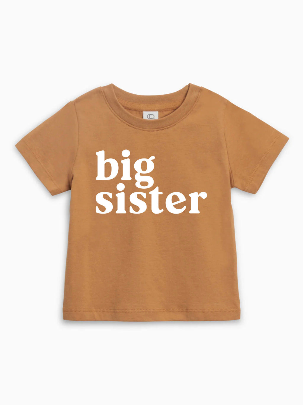 Big Sister Organic Cotton Baby And Kids Tee (serif)