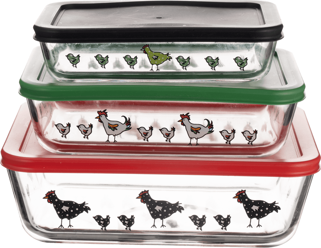 Rectangular Rooster Set