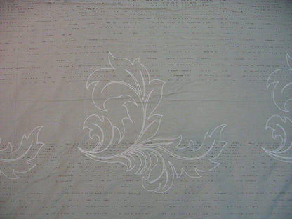 DaDa Bedding Jacquard Paisley Floral Leaves Flat Sheet & Pillow Cases Set - Twin 2-Pieces (FS8197)