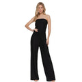VacationGrabs Strapless Tube Jumpsuit for Women
