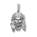 Moissanite Jesus Piece Head Pendant Moissanite Solid 925 Sterling Silver