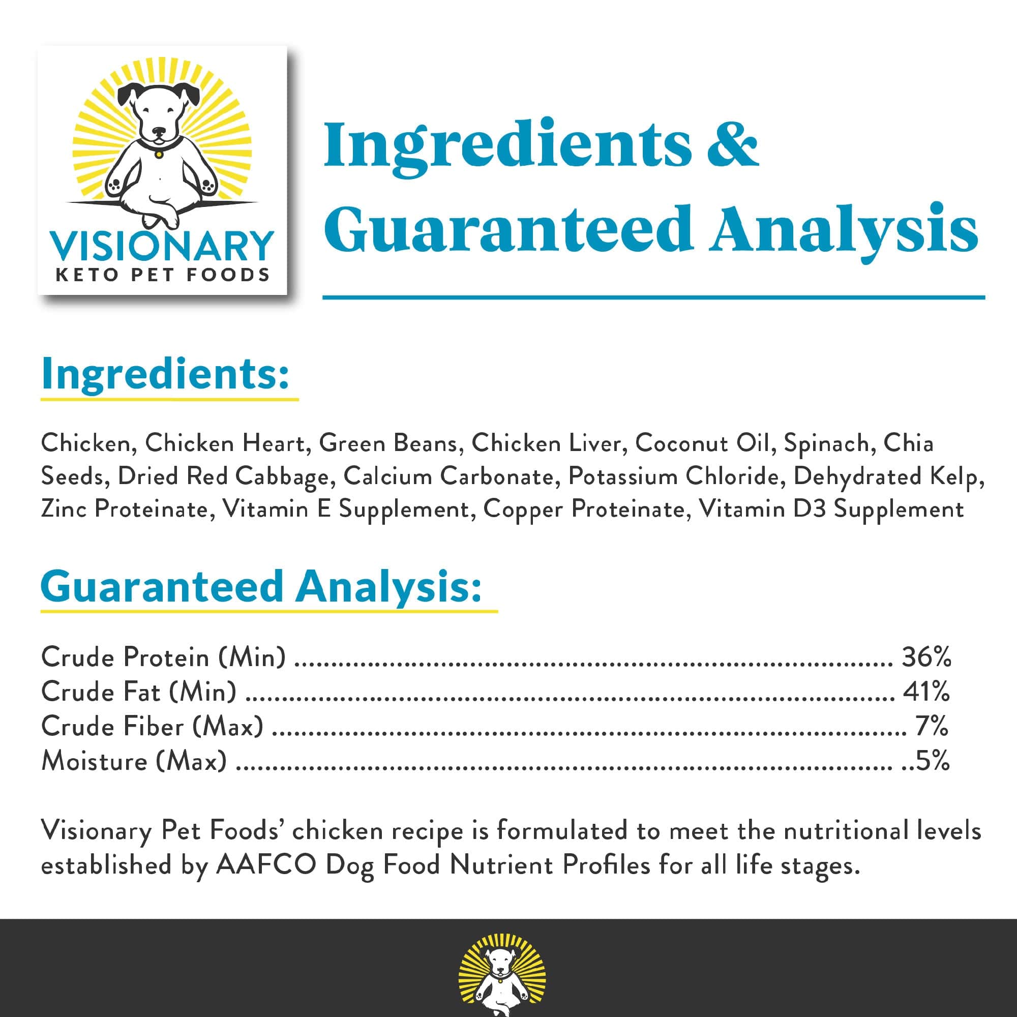 Freeze Dried Food|  - Chicken Recipe | 25oz Bag